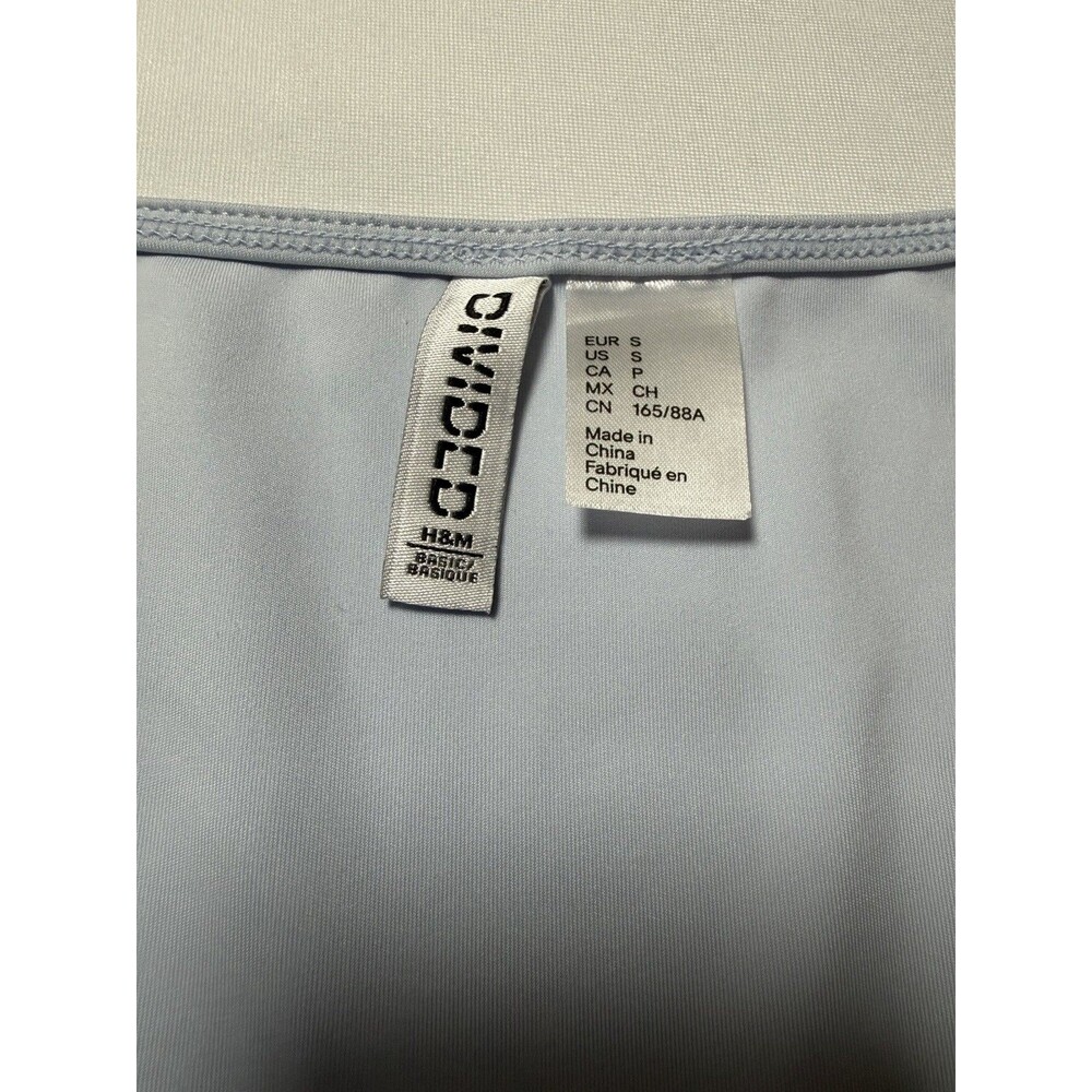 Divided H&M Tank Women’s Sleeveless Light Blue Scoop Neck Basic Tank Size Small - Picture 3 of 6